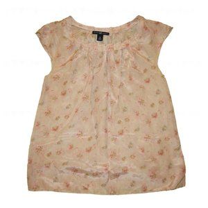 GAP Floral Silk Top